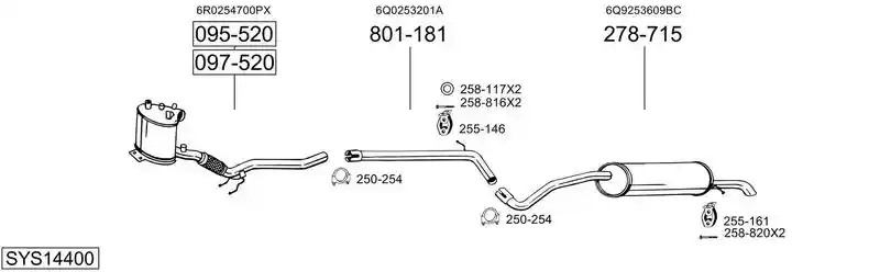 BOSAL SYS14400