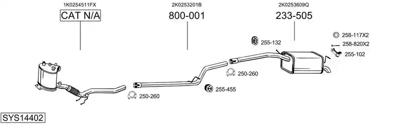 BOSAL SYS14402