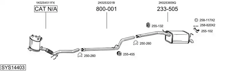 BOSAL SYS14403