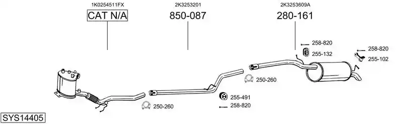 BOSAL SYS14405