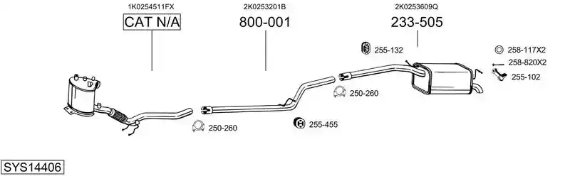 BOSAL SYS14406