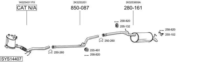 BOSAL SYS14407