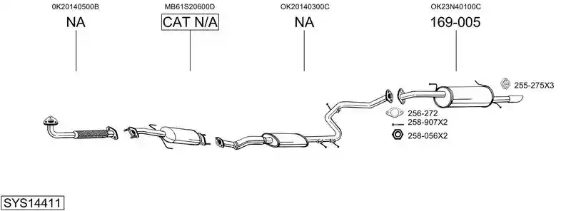 BOSAL SYS14411