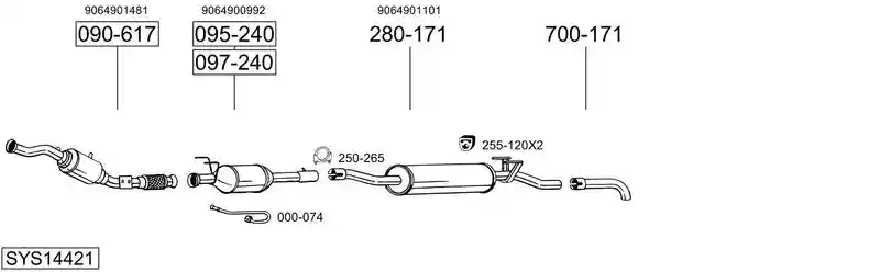 BOSAL SYS14421