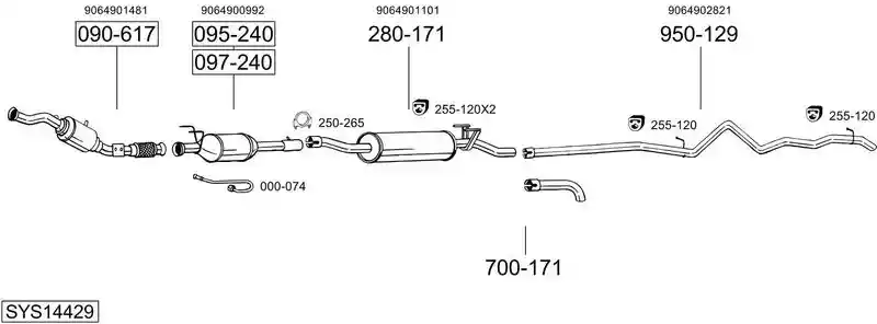 BOSAL SYS14429