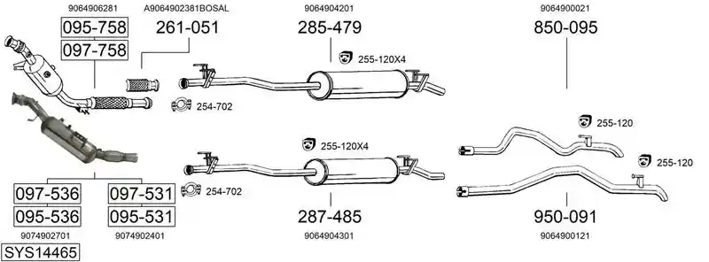 BOSAL SYS14465