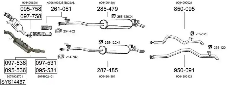 BOSAL SYS14467