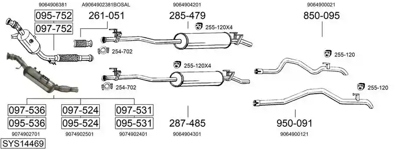 BOSAL SYS14469