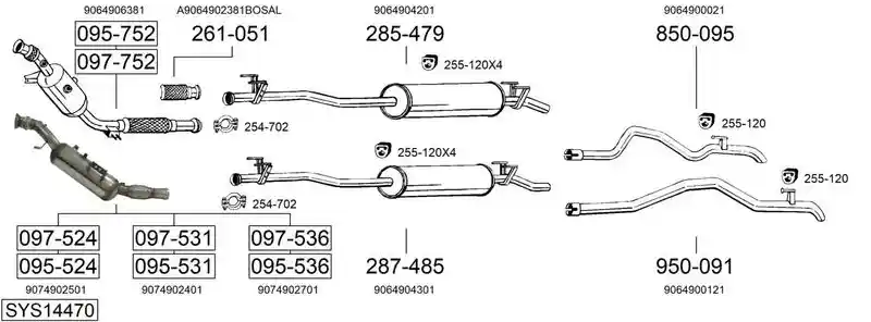 BOSAL SYS14470