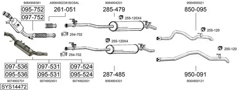 BOSAL SYS14472