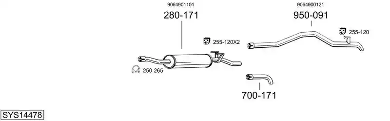BOSAL SYS14478