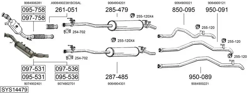 BOSAL SYS14479