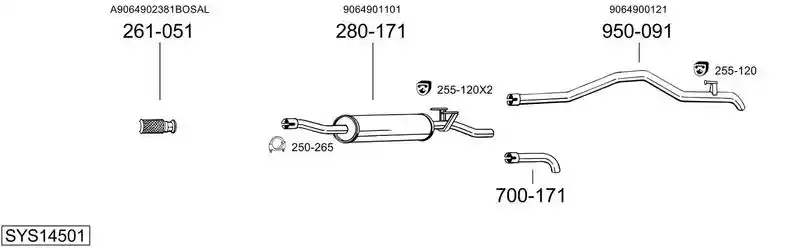 BOSAL SYS14501