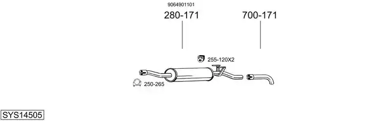 BOSAL SYS14505