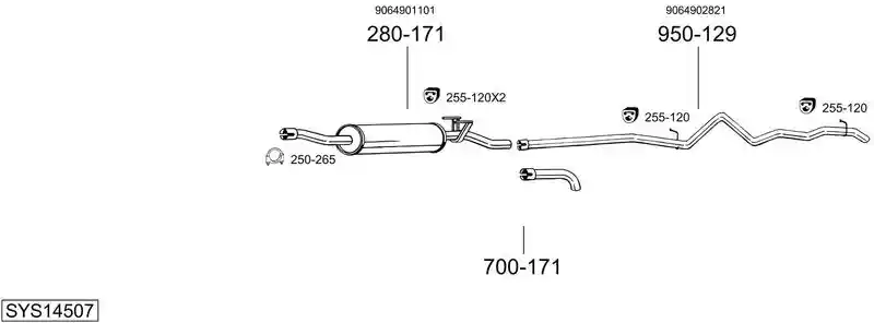 BOSAL SYS14507