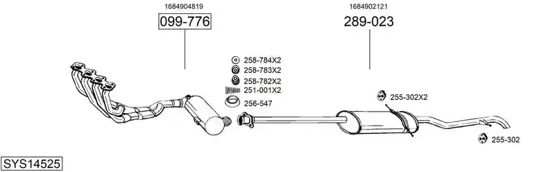 BOSAL SYS14525