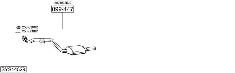 BOSAL SYS14529