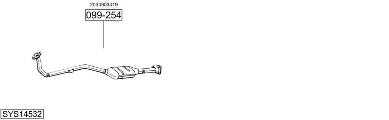 BOSAL SYS14532