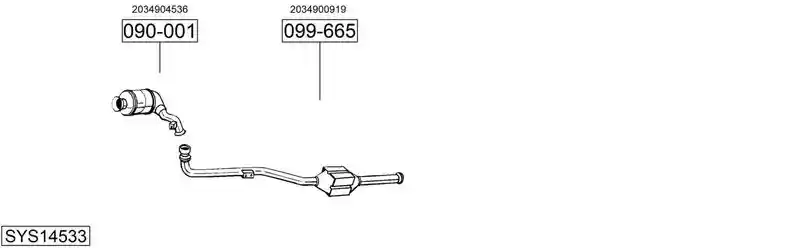 BOSAL SYS14533