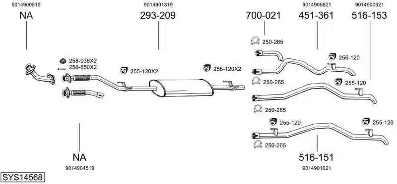 BOSAL SYS14568