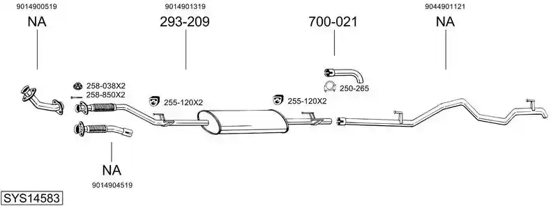 BOSAL SYS14583