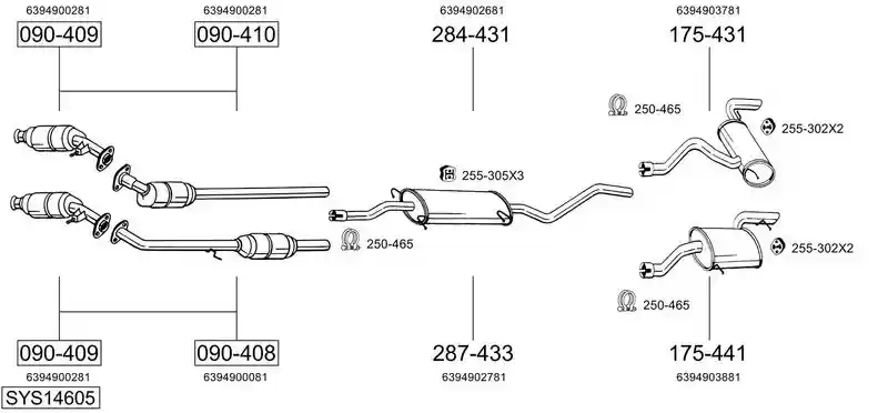 BOSAL SYS14605