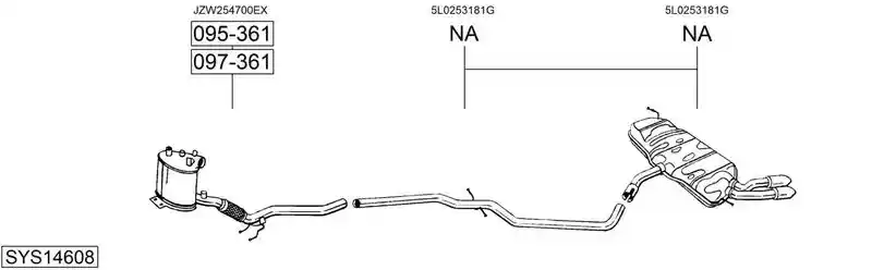 BOSAL SYS14608