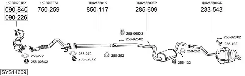 BOSAL SYS14609