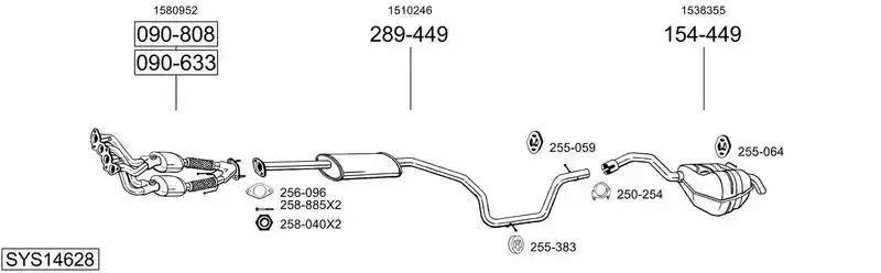 BOSAL SYS14628