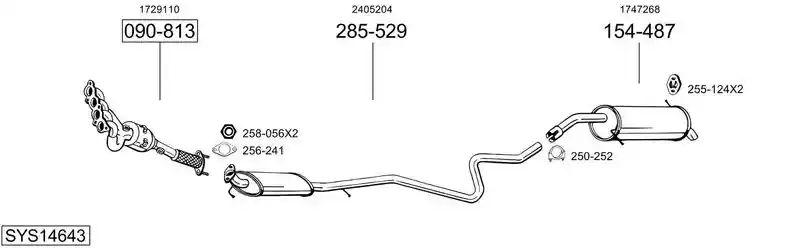 BOSAL SYS14643