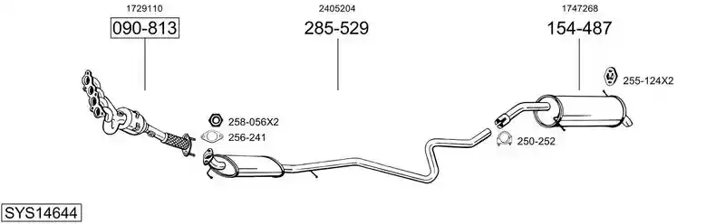 BOSAL SYS14644