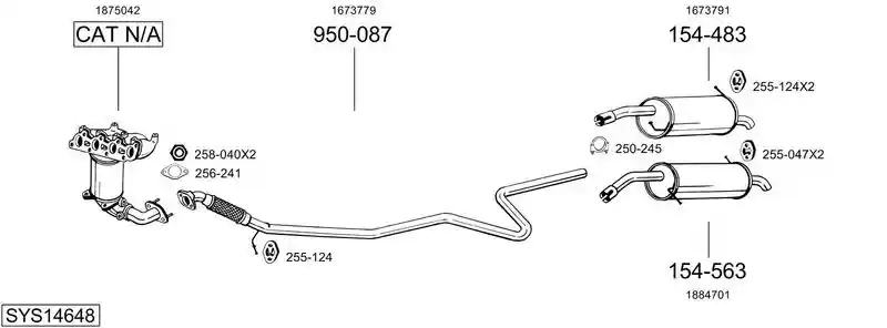 BOSAL SYS14648