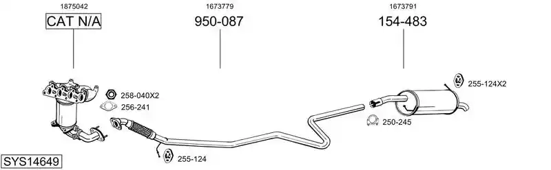 BOSAL SYS14649