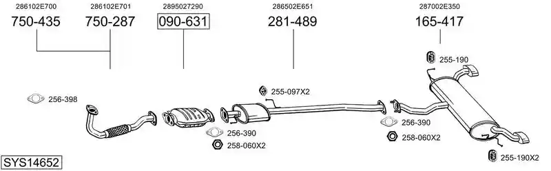 BOSAL SYS14652