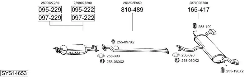 BOSAL SYS14653