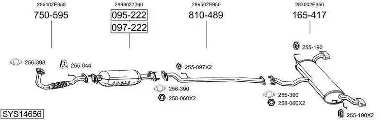 BOSAL SYS14656