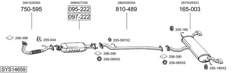 BOSAL SYS14659