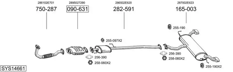 BOSAL SYS14661