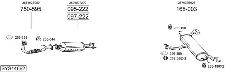 BOSAL SYS14662