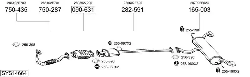 BOSAL SYS14664