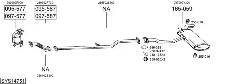 BOSAL SYS14751