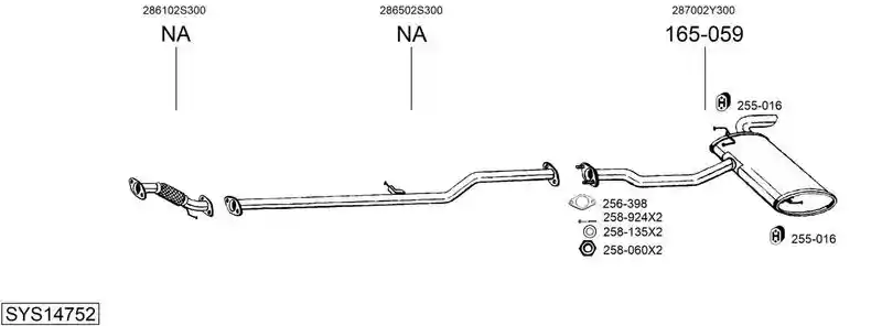 BOSAL SYS14752