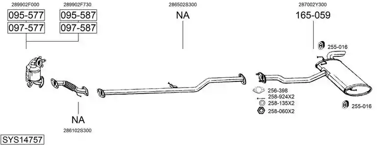 BOSAL SYS14757