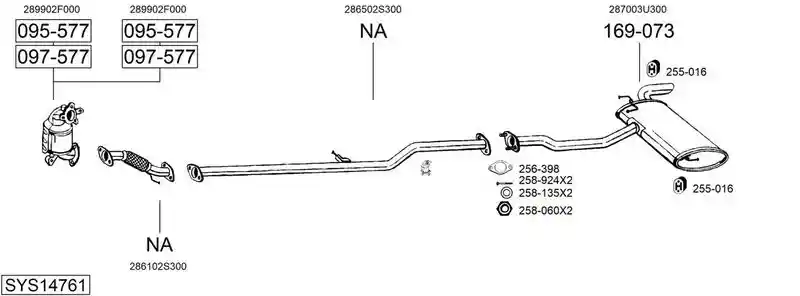 BOSAL SYS14761