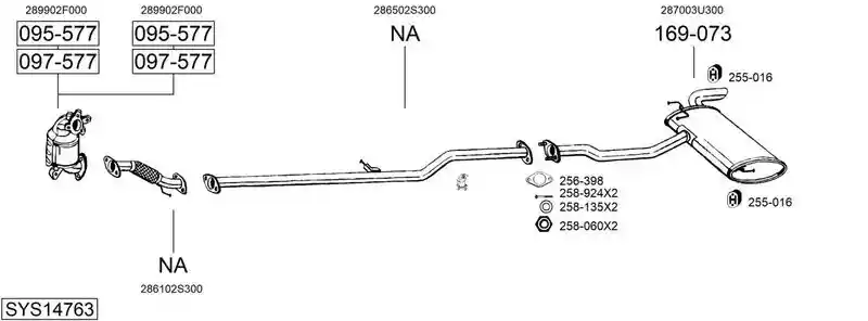 BOSAL SYS14763