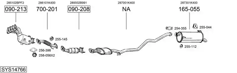 BOSAL SYS14766