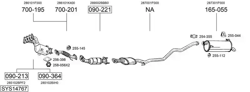 BOSAL SYS14767