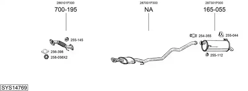 BOSAL SYS14769