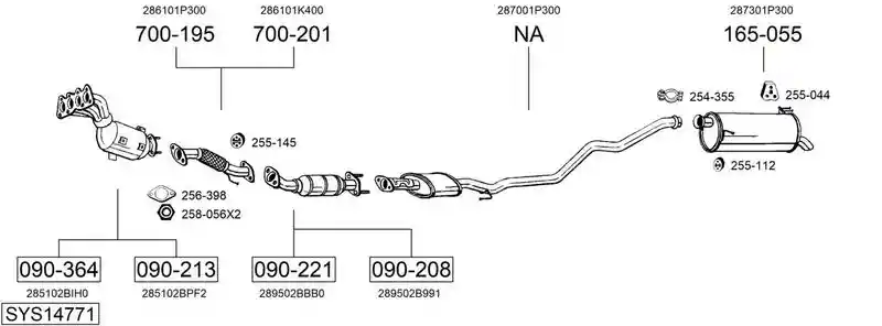 BOSAL SYS14771