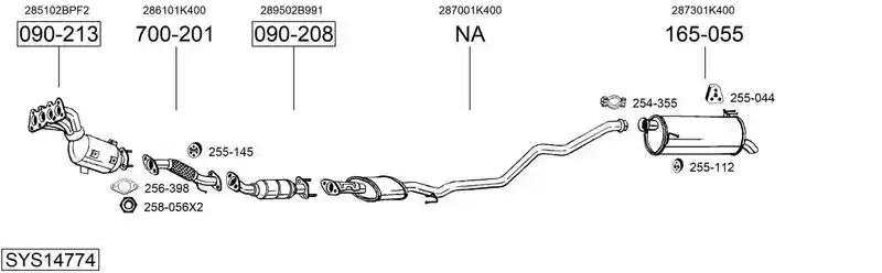 BOSAL SYS14774